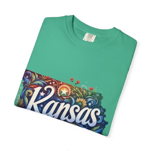 Kansas Floral Unisex T-Shirt, Graphic Tee, Gift for Kansans, State Pride Shirt, Casual Wear, Summer Shirt - Image 66