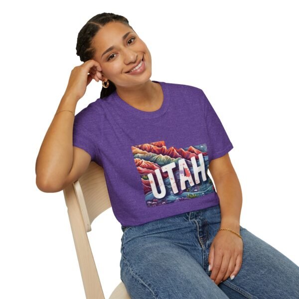 Utah Adventure T-Shirt, Unisex Softstyle Tee, Vintage Nature Shirt, Travel Gift, Summer Attire, Outdoor Lover Apparel - Image 112