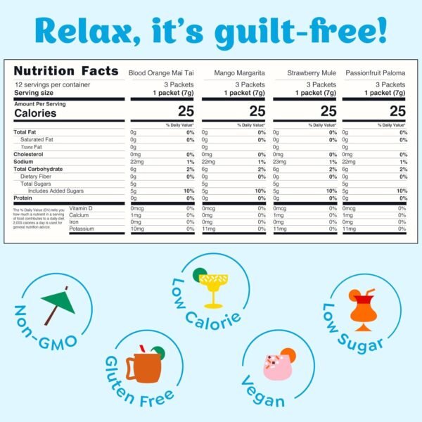 Craftmix Variety Pack, Makes 12 Drinks, Skinny Coc... - Image 3