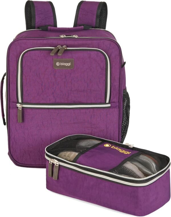 biaggi Carry Cube Backpack: TSA Approved Travel Ba... - Image 4