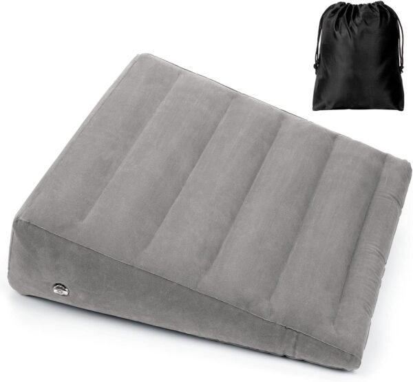 Inflatable Wedge Pillow for Sleeping, Portable Tra... - Image 2