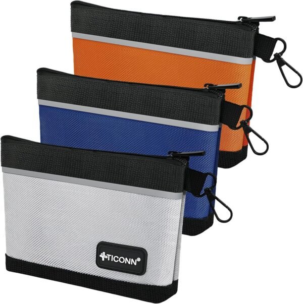 TICONN Tool Pouches with Zipper, 1680D Oxford Smal... - Image 2
