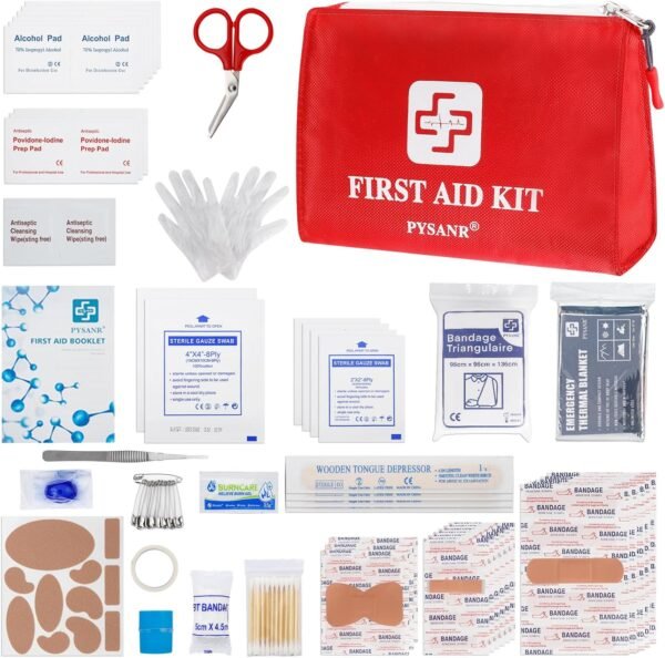 Small First Aid Kit, 150 Piece with Foil Blanket &... - Image 2