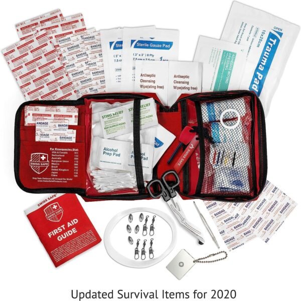 Swiss Safe 2-in-1 First Aid Kit for Car, Travel & ... - Image 5