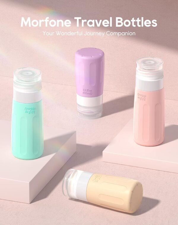 Morfone 16 Pack Travel Bottles Set for Toiletries,... - Image 3