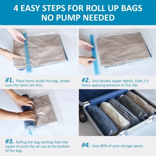 Compression Bags for Travel - Travel Essentials - ... - Image 7