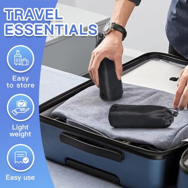 2-Pack Airplane Travel Footrest Hammock - Perfect ... - Image 7