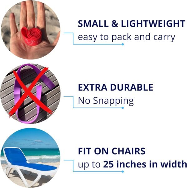 Towel Bands (6-Pack), Beach Pool & Cruise Chairs, ... - Image 4