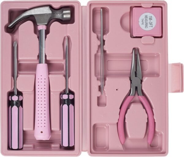 Household Tool Box - 7-Piece Handheld Tool Kit Wit... - Image 4