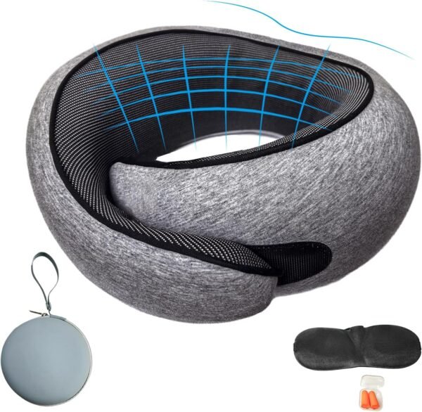 Premium Travel Pillow, 2025 New Memory Foam Neck P... - Image 2