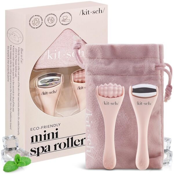 Kitsch Mini Facial Roller & Ice Face Roller Skin C... - Image 2