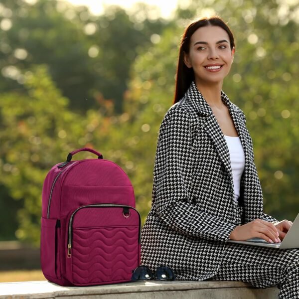 Travel Laptop Backpack for women, Work Backpack Wo... - Image 8