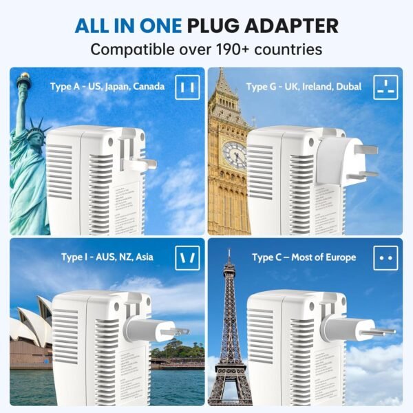 Upgraded 2200W 220V to 110V Converter for European... - Image 6