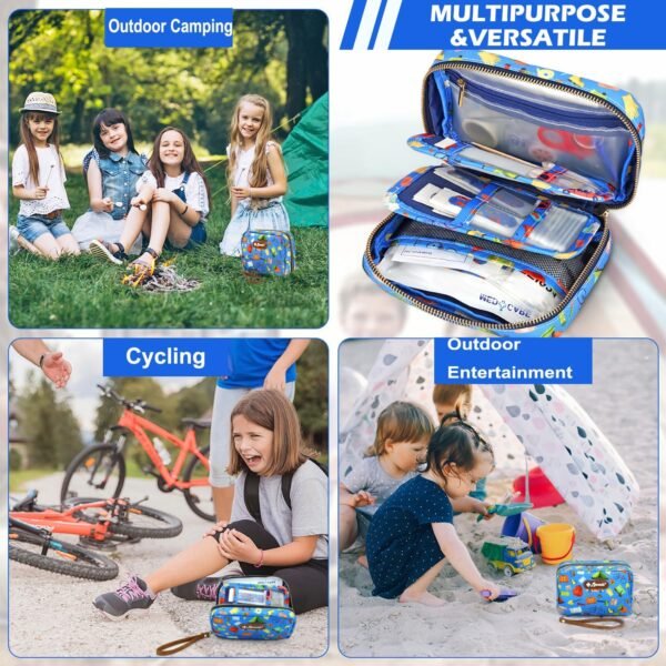Portable Travel First Aid Kit for Kids and Adults,... - Image 4