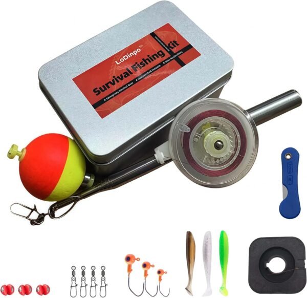 Emergency Survival Fishing Iron Box Telescopic Fis... - Image 2