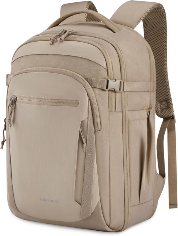 BAGSMART Travel Backpack for Men Women, Carry On B... - Image 2
