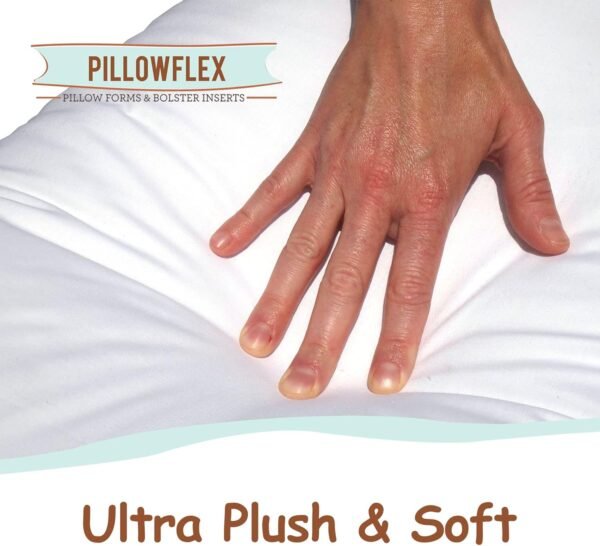 Pillowflex Synthetic Down Pillow Insert - 12x16 Do... - Image 8