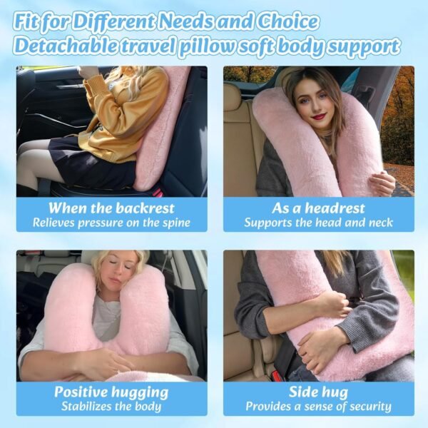 Travel Pillow, Car Pillow for Kids & Adults - Ergo... - Image 4