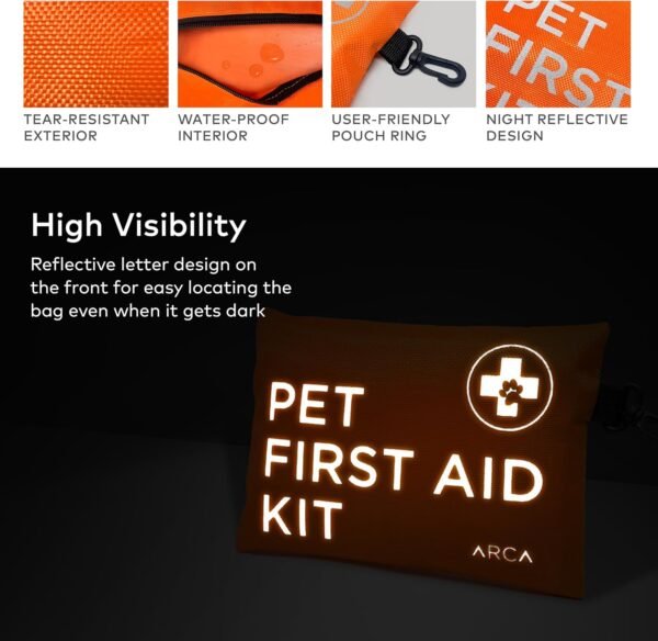 Dog First Aid Kit - Pet Emergency Kit - Water Resi... - Image 4