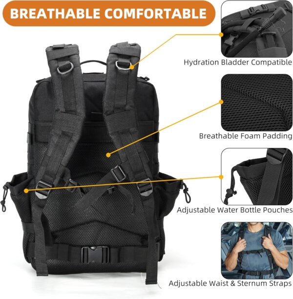Military Tactical Backpack for Men and Women Army ... - Image 7