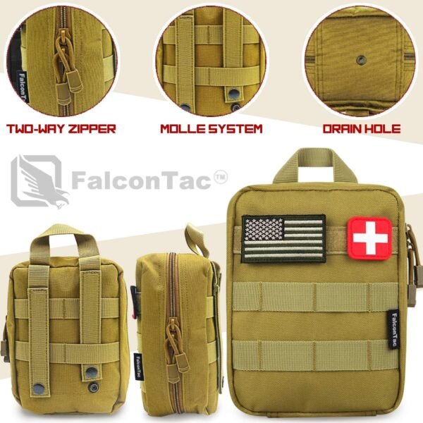 200 Pieces First Aid Kit IFAK Survival Kit Molle S... - Image 4