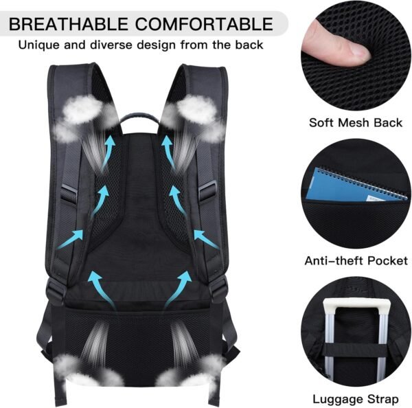 Travel Backpack, Extra Large Backpack, 50L Laptop ... - Image 5