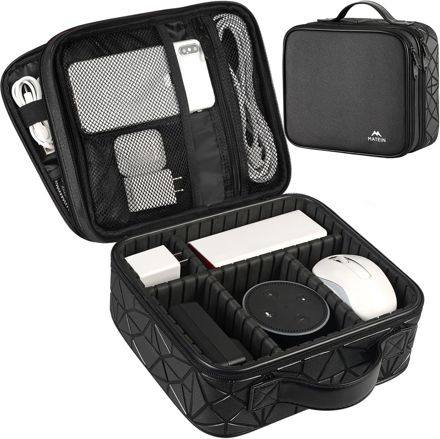 MATEIN Cord Organizer Case with Adjustable Divider... - Image 8