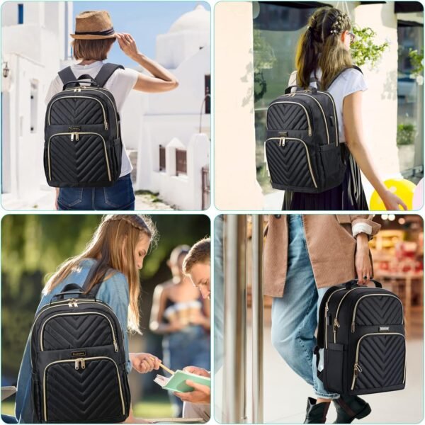 Travel Laptop Backpack, School Backpack for Teen G... - Image 8