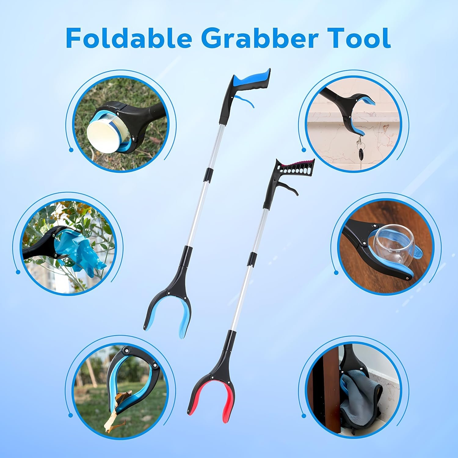 Grabber Reacher Tool - 32” Extra Long Foldable Gri... - Image 6