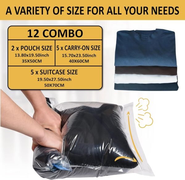 Compression Bags for Travel - Travel Essentials - ... - Image 4