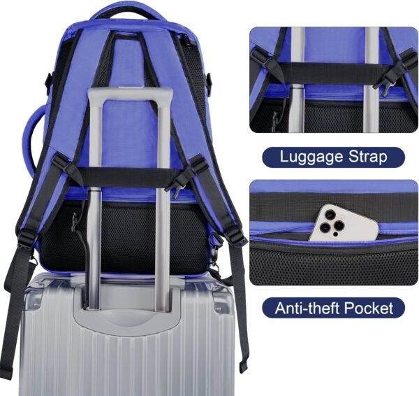 MATEIN Expandable Travel Backpack for Women, 50L C... - Image 5