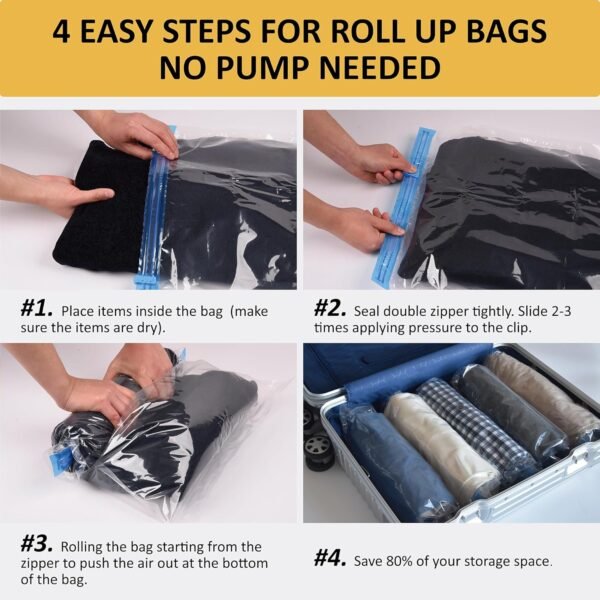Compression Bags for Travel - Travel Essentials - ... - Image 7