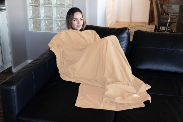 BlueHills Travel Blanket Pillow Compact Lightweigh... - Image 6