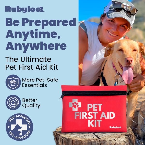 Dog First Aid Kit for Hiking & Travel - Vet Approv... - Image 3