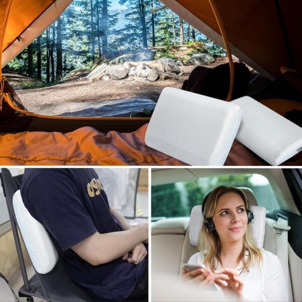 Vekkia Travel Pillow, Camping Pillow with Washable... - Image 6