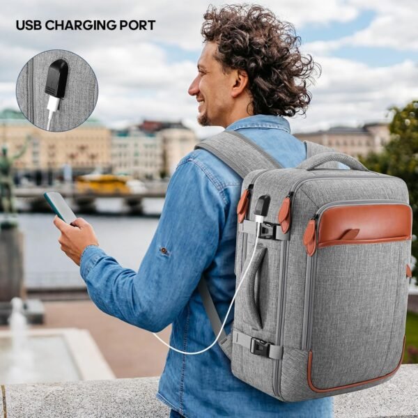 Travel Backpack, 17Inch Laptop Backpack, Carry-on ... - Image 8