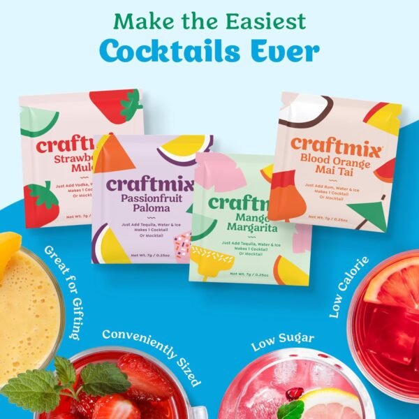 Craftmix Variety Pack, Makes 12 Drinks, Skinny Coc... - Image 4