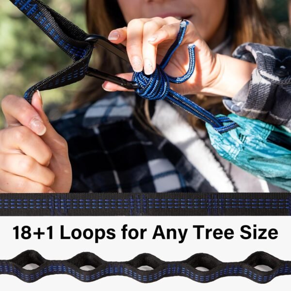 Kootek Camping Hammock 400 lbs Capacity, Portable ... - Image 6