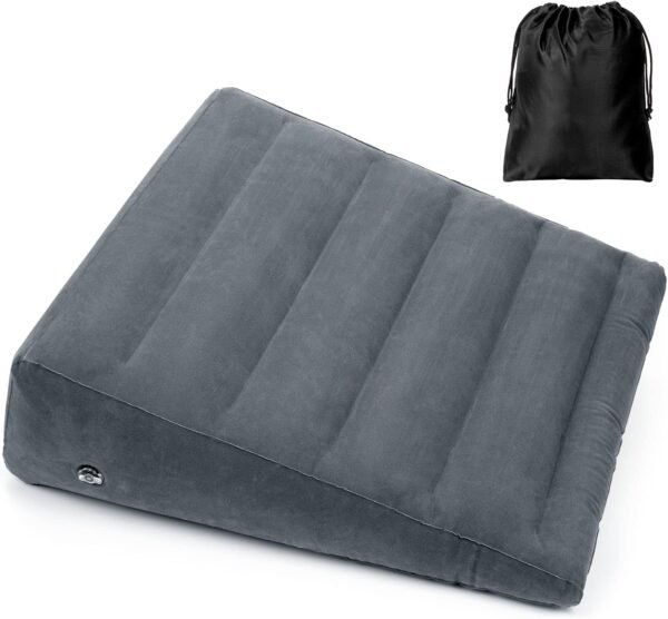 Inflatable Wedge Pillow, Portable Travel Wedge Pil... - Image 2