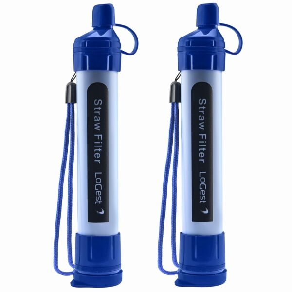2 Pack Water Filter Straw - Water Purifying Device... - Image 2