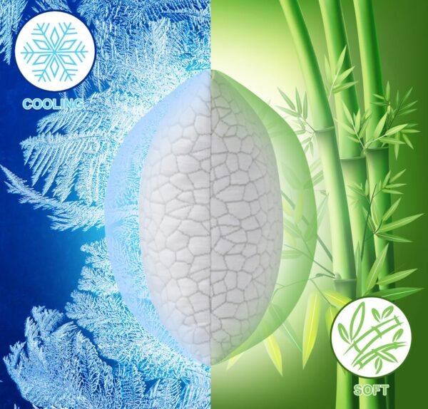 Travel Pillow Camping Pillow Small CoolingShredded... - Image 4