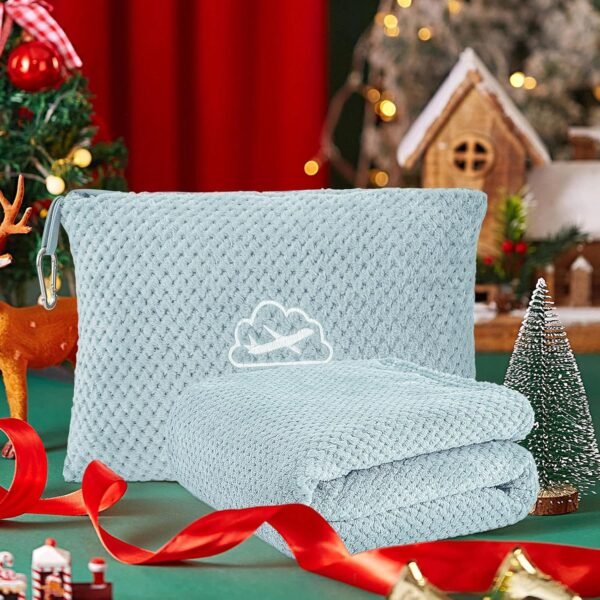 BEDELITE Travel Blanket and Pillow Set 2-in-1, Ult... - Image 10