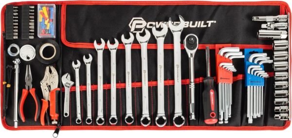 Powerbuilt 100 Piece Motorcycle Tool Kit with Roll... - Image 2