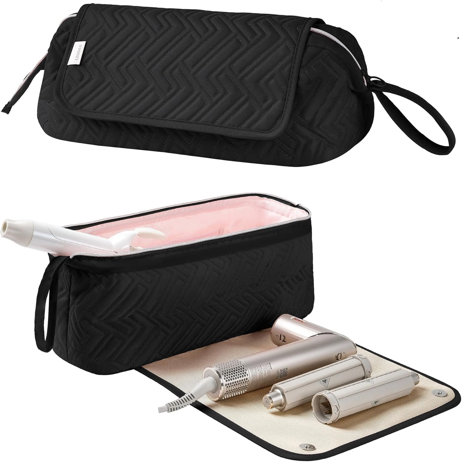 Leudes Hair Tools Travel Bag for Women Heat Resist... - Image 3