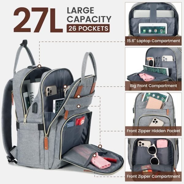 LOVEVOOK Laptop Backpack for Women & Men, Unisex T... - Image 4