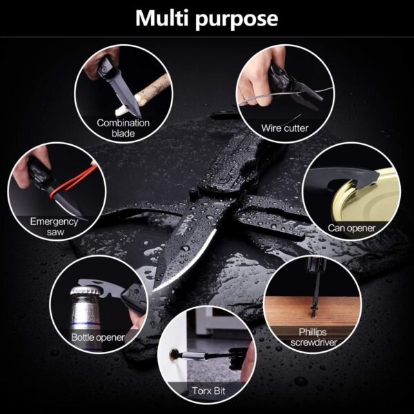 Multitool Pocket Knife for Men, Tactical Folding M... - Image 7