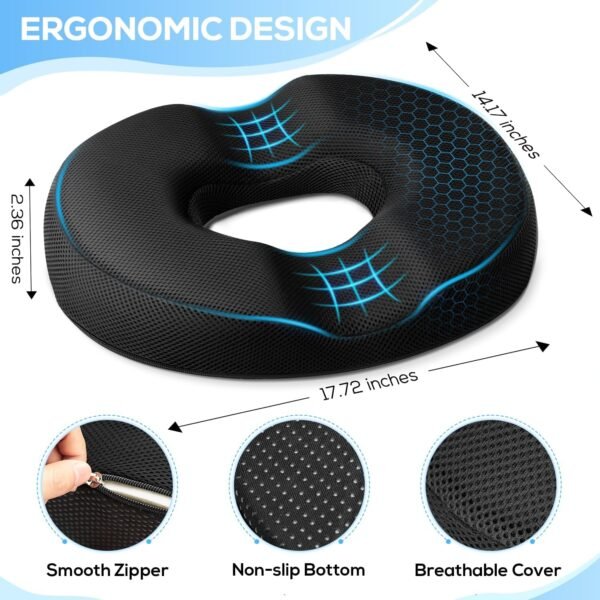 Donut Pillow Seat Cushion, Donut Chair Cushions fo... - Image 7