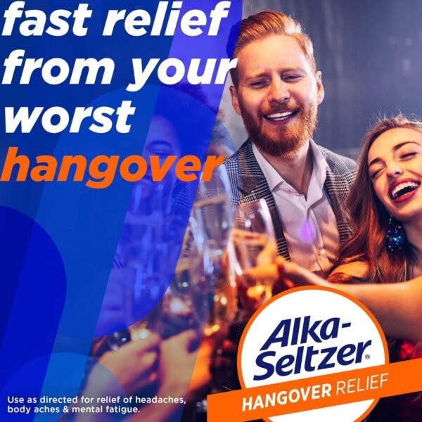 Alka-Seltzer Hangover Relief Tablets, Fast Relief ... - Image 3