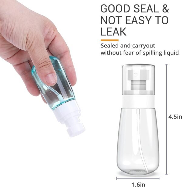 Pack 2 Small Spray Bottle Travel Size 2oz/60ml - F... - Image 3