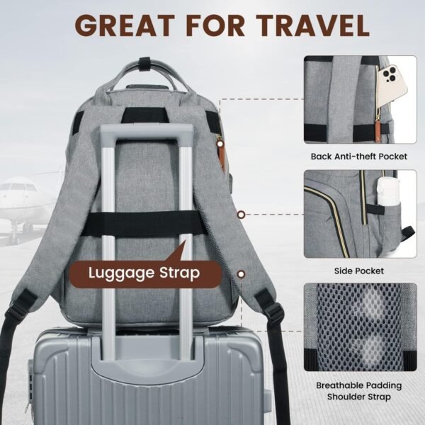 LOVEVOOK Laptop Backpack for Women & Men, Unisex T... - Image 5
